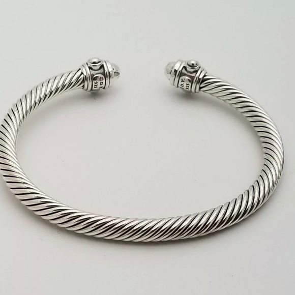 David Yurman 5mm Classic Cable Renaissance Bangle - Picture 4 of 8